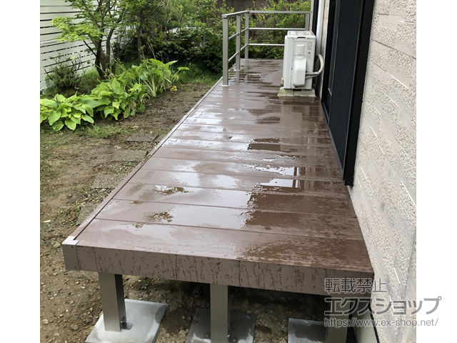 宮城県大崎市ののウッドデッキ リウッドデッキ 200 施工例