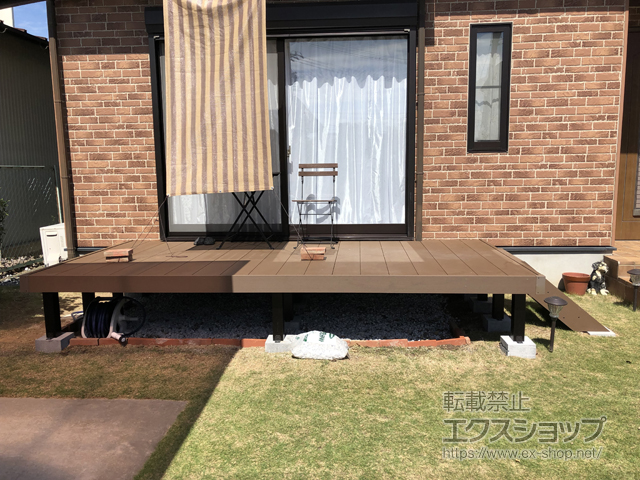 岐阜県大垣市ののウッドデッキ リウッドデッキ 200 施工例