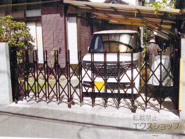 埼玉県さいたま市ののカーゲート トリップゲート RB型 ノンレール 片開き 38S 施工例