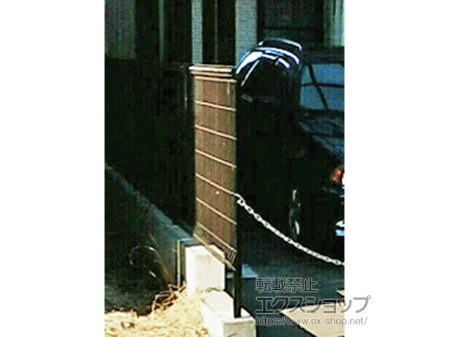 岩手県一関市ののフェンス・柵 イーネットフェンス2F型 自由柱施工 施工例