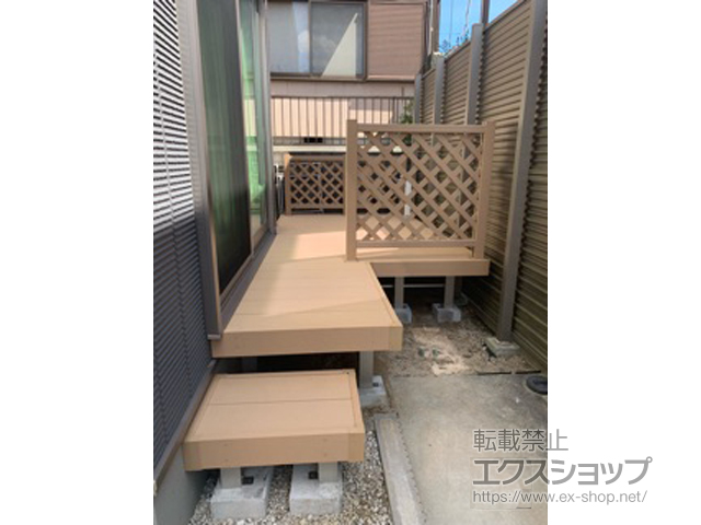 愛知県豊田市ののウッドデッキ リウッドデッキ 200 施工例