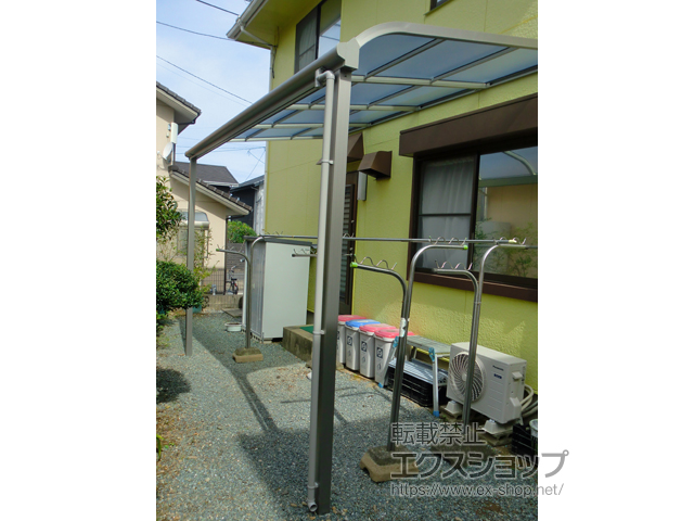 長崎県大村市ののテラス屋根 ソラリア R型 テラスタイプ 単体 積雪〜20cm対応 施工例