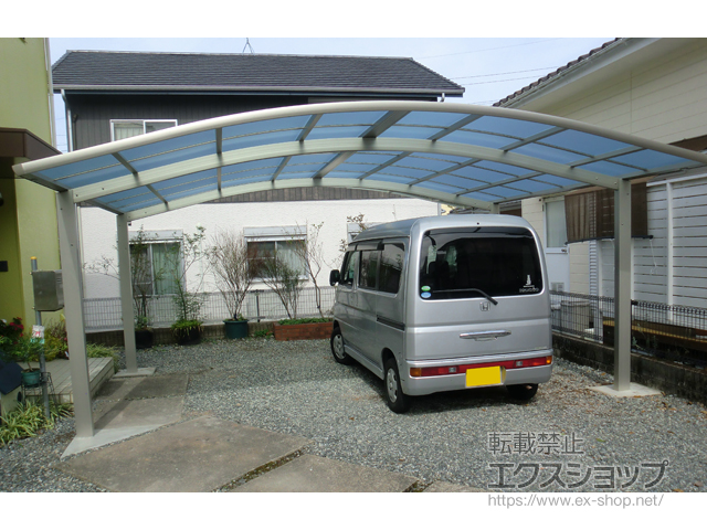 長崎県大村市ののカーポート レイナツインポートグラン 積雪〜20cm対応 施工例