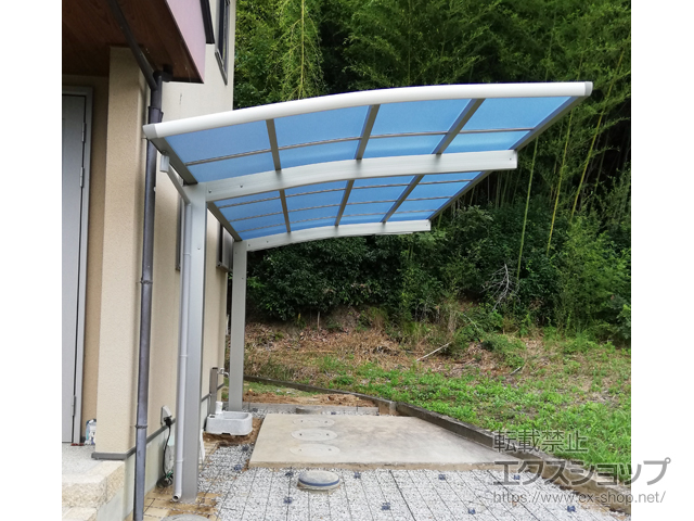 岡山県赤磐市ののカーポート レイナポートグラン　積雪〜20cm対応 施工例