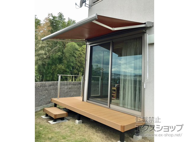 リクシル 彩風 C型 手動式 間口 2730×出幅 2000 スタイリッシュ 熱線