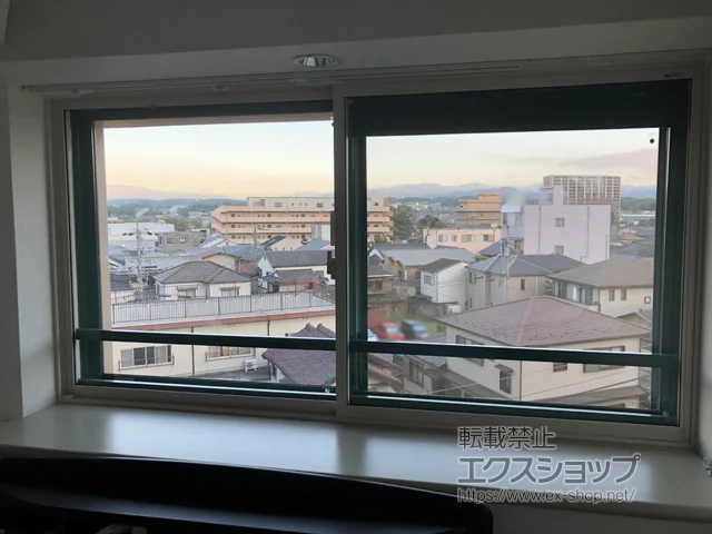 滋賀県大津市のの内窓（二重窓・二重サッシ） インプラス ダストバリア仕様 引違い窓 2枚建 施工例