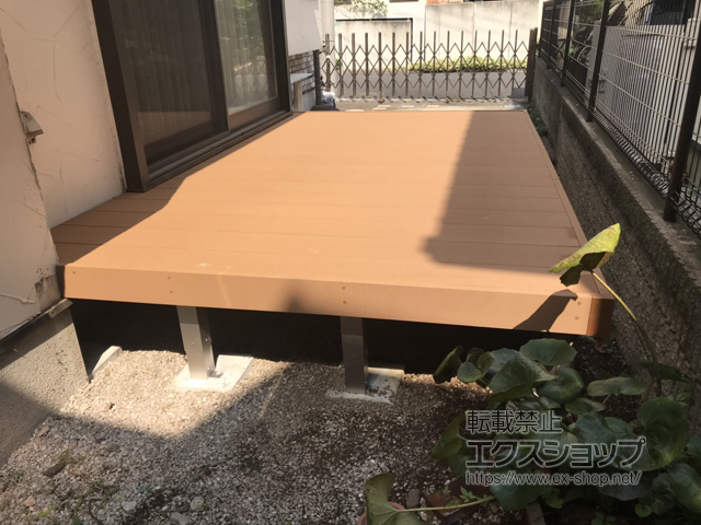 東京都練馬区ののウッドデッキ リウッドデッキ 200 施工例