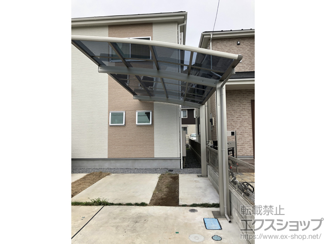 千葉県野田市ののカーポート プレシオスポート 積雪〜20cm対応 施工例