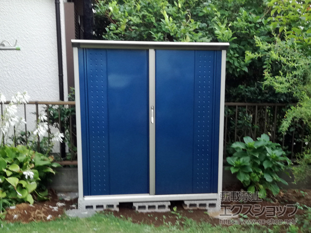 神奈川県藤沢市のの物置・屋外倉庫 グランプレステージジャンプ 1488×750×1600 GP-157B-T-DB 施工例
