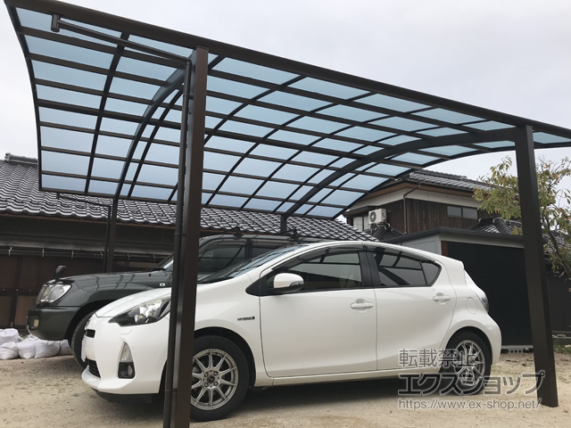 山口県防府市ののカーポート レイナツインポートグラン　積雪〜20cm対応 施工例
