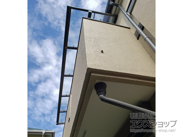東京都西東京市ののバルコニー・ベランダ屋根 スピーネ F型 屋根タイプ 単体 積雪〜20cm対応 施工例