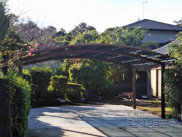 宮崎県都城市ののカーポート レイナツインポートグラン　積雪〜20cm対応 施工例