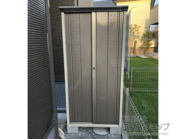 栃木県宇都宮市のの物置・屋外倉庫 グランプレステージジャンプ 920×750×1900 GP-97A-Ｔ-CB 施工例