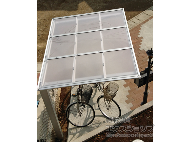 千葉県柏市ののサイクルポート・駐輪場 ネスカFミニ (フラットスタイル) 積雪〜20cm対応 施工例