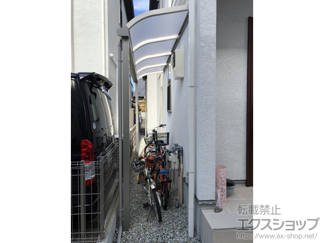 兵庫県明石市ののテラス屋根 ソラリア R型 テラスタイプ 単体 積雪〜20cm対応 施工例