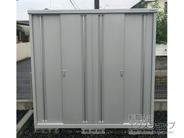 岡山県総社市のの物置・屋外倉庫 シンプリー 一般型 1940×755×1903 MJX-197E-P-FS 施工例