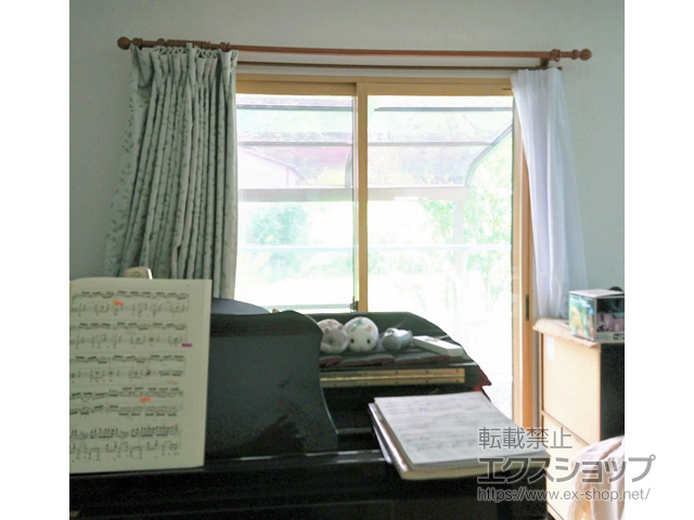 岡山県倉敷市のの二重窓（内窓） プラマードU 引違い窓 2枚建 施工例