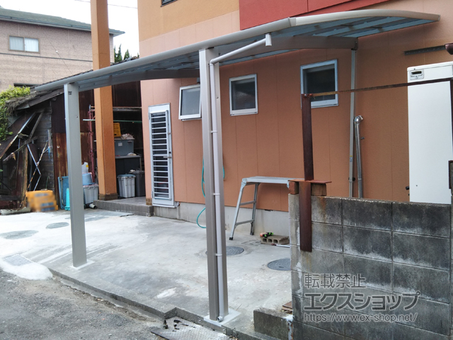 徳島県徳島市ののカーポート プレシオスポート 積雪〜20cm対応 施工例