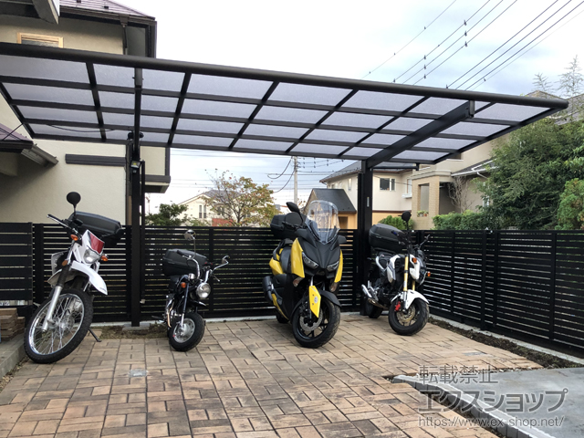 東京都八王子市ののカーポート エフルージュグラン　積雪〜20cm対応 施工例