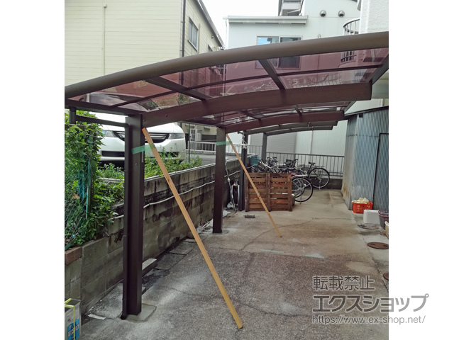 愛知県名古屋市ののサイクルポート・駐輪場 レイナポートグランミニ 積雪〜20cm対応 施工例