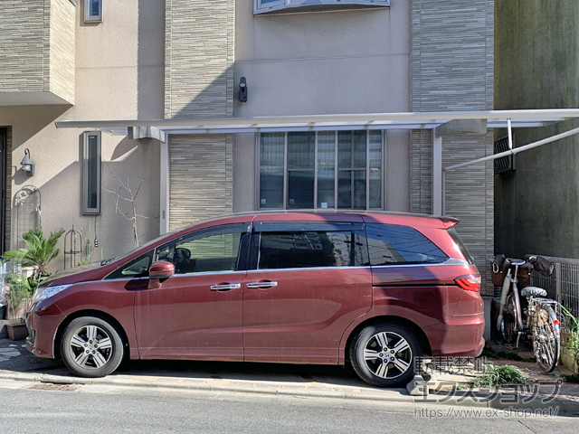 神奈川県川崎市ののカーポート レイナポートREグラン 前下がり 積雪〜20cm対応 施工例