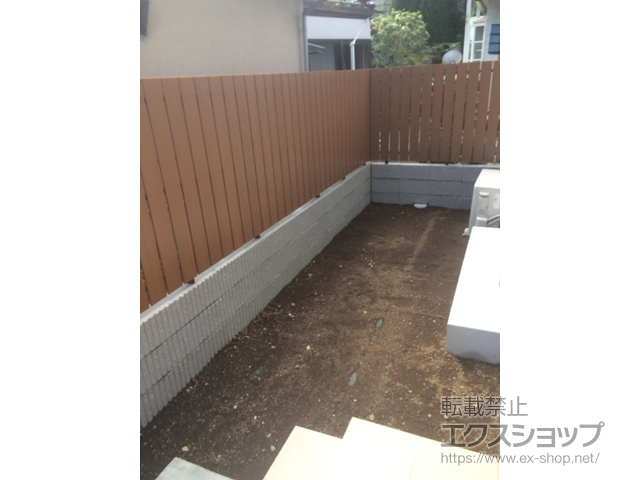 静岡県沼津市ののフェンス・柵 タテイタスタイル 120サイズ 隙間10mm 施工例