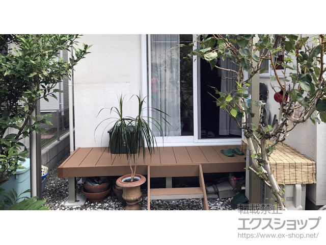 神奈川県藤沢市ののウッドデッキ マージウッドデッキ 施工例