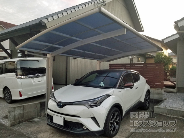 宮崎県宮崎市ののカーポート プレシオスポート 積雪〜20cm対応 施工例