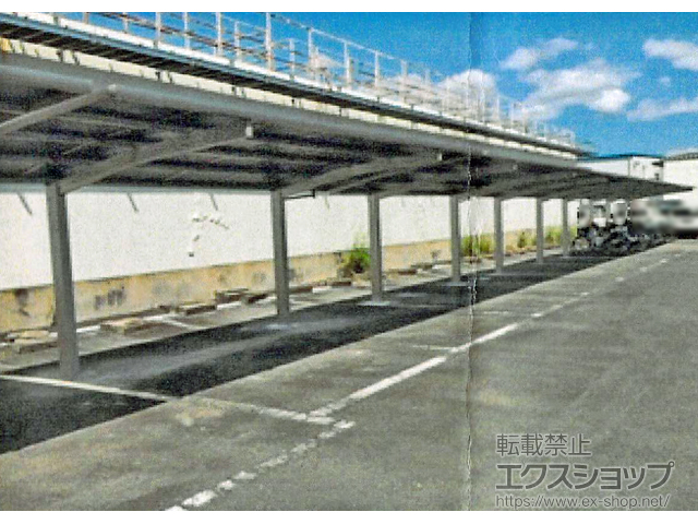 熊本県熊本市ののカーポート プレシオスポート 積雪〜20cm対応 施工例
