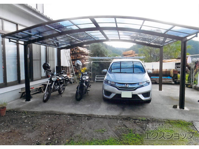 大分県日田市ののカーポート レイナツインポートグラン　積雪〜20cm対応 施工例