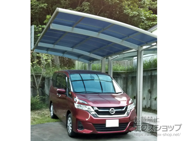 鹿児島県鹿児島市ののカーポート レイナポートグラン 延長　積雪〜20cm対応 施工例