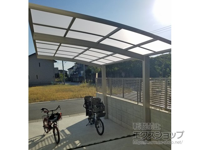 奈良県香芝市ののカーポート プレシオスポート 積雪〜20cm対応 施工例