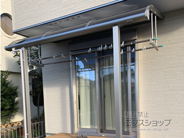 愛知県田原市ののテラス屋根 ソラリア R型 テラスタイプ 単体 積雪〜20cm対応 施工例