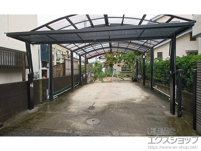 福岡県北九州市ののカーゲート ワイドオーバードアS1型 手動式 施工例