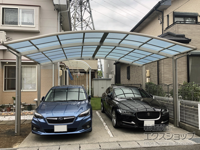 三重県桑名市ののカーポート レイナツインポートグラン　積雪〜20cm対応 施工例