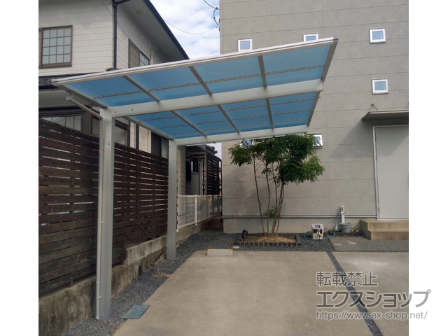 広島県呉市ののカーポート エフルージュグラン　積雪〜20cm対応 施工例