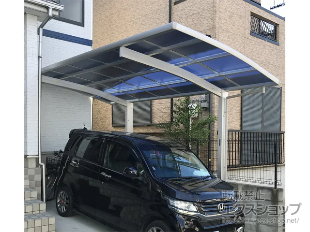 大阪府和泉市ののカーポート、バルコニー・ベランダ屋根 レイナポートグラン 積雪〜20cm対応 施工例