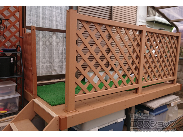 千葉県柏市ののウッドデッキ リウッドデッキ 200 施工例