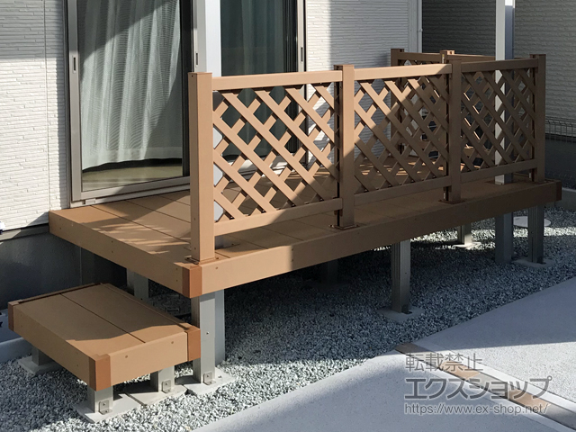 宮城県仙台市ののウッドデッキ リウッドデッキ 200 施工例