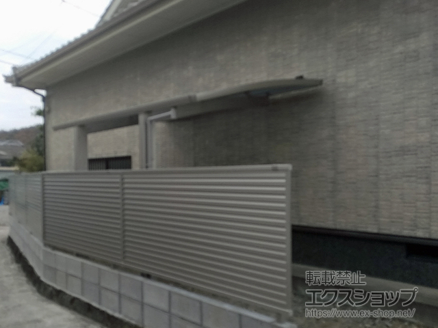 長崎県諫早市ののサイクルポート・駐輪場 プレシオスポート ミニ 積雪〜20cm対応 施工例