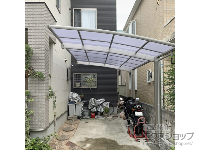 埼玉県所沢市ののカーポート プレシオスポート 積雪〜20cm対応 施工例