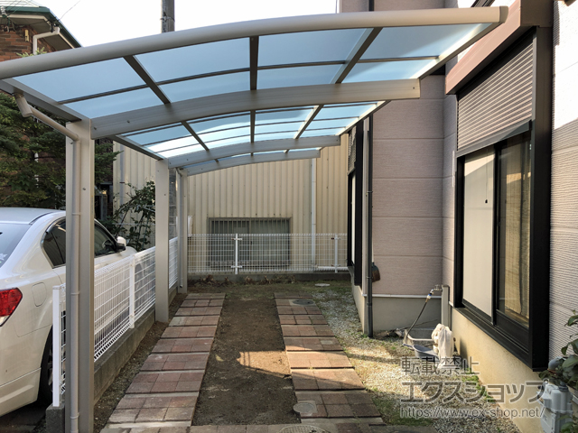 大阪府和泉市ののカーポート レイナポートグラン 延長　積雪〜20cm対応 施工例