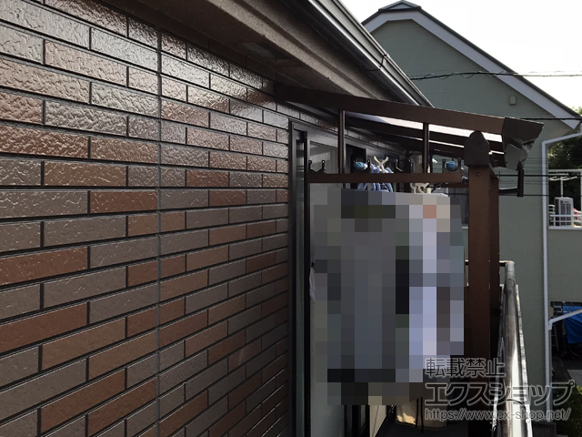 東京都西東京市ののバルコニー・ベランダ屋根 ソラリア F型 屋根タイプ 単体 積雪〜20cm対応 施工例