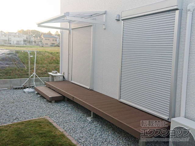 奈良県奈良市ののウッドデッキ リウッドデッキ 200 施工例