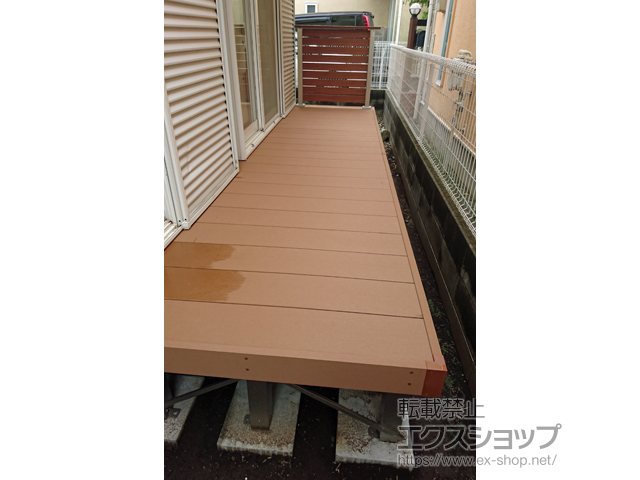 神奈川県横浜市ののウッドデッキ リウッドデッキ 200 施工例