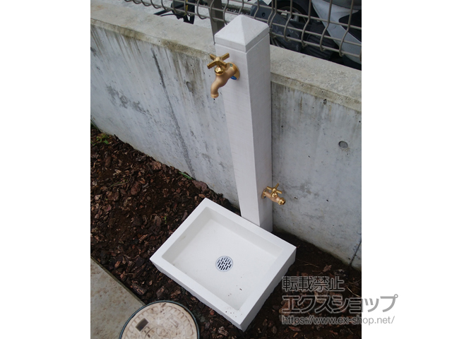 神奈川県秦野市のの立水栓・ガーデンシンク 立水栓ユニット モ・エットL シンプルパンセット 施工例