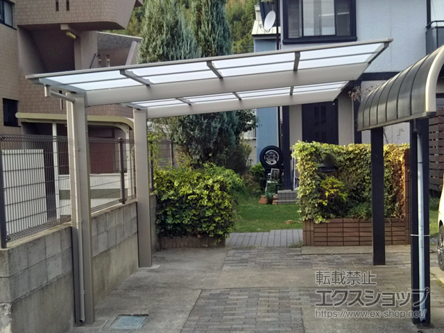 大分県速見郡日出町ののカーポート ソリッドポート 積雪〜20cm対応 施工例