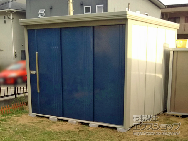 大分県速見郡日出町のの物置・屋外倉庫 Mr.ストックマンダンディ 一般型 2532×2622×2110 ND-2526-Y-DB 施工例