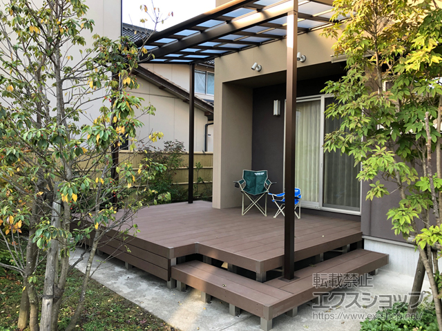 石川県金沢市ののウッドデッキ リウッドデッキ 200 施工例