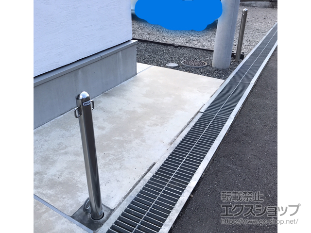 神奈川県藤沢市ののカーゲート スペースガードR60型 ステンレス製 施工例